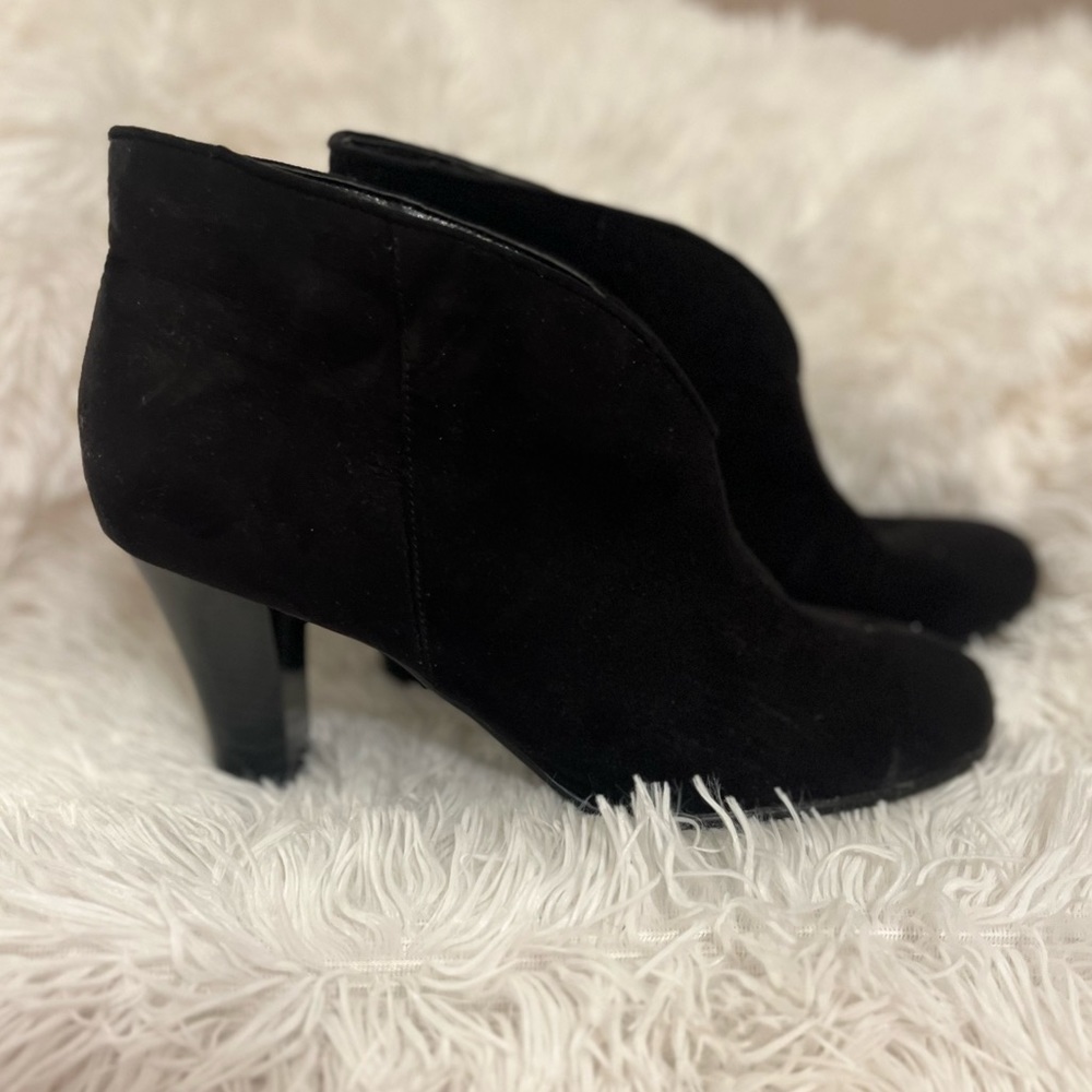 Suede booties